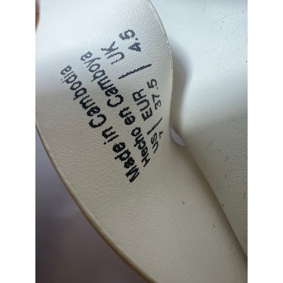 ALDO Women's White Platform Sandals - Picture 7 of 7